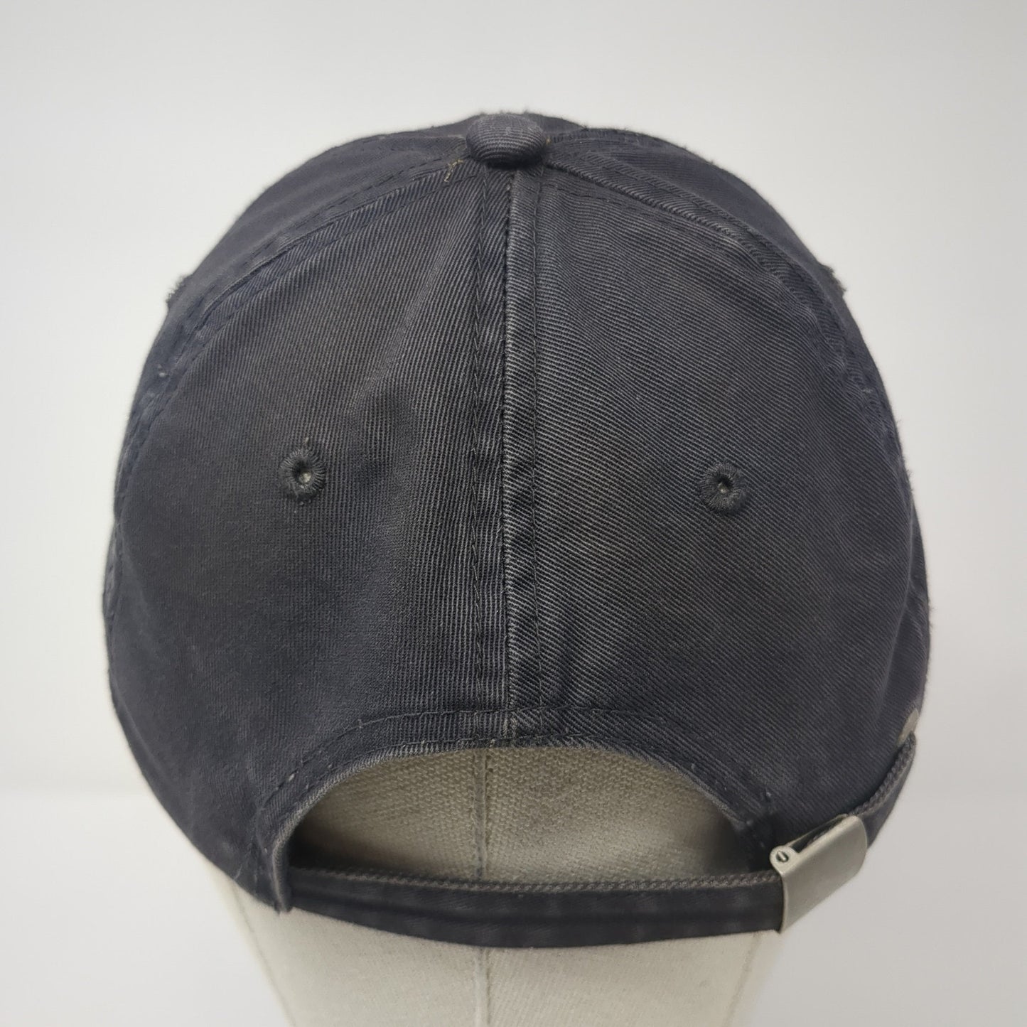 TMS Slideback Baseball Cap Gray One Size Adjustable Embroidered Dog Daze