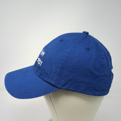 Baseball Cap Blue One Size FWM Est 1931 Embroidered Logo Cotton Slideback Hat