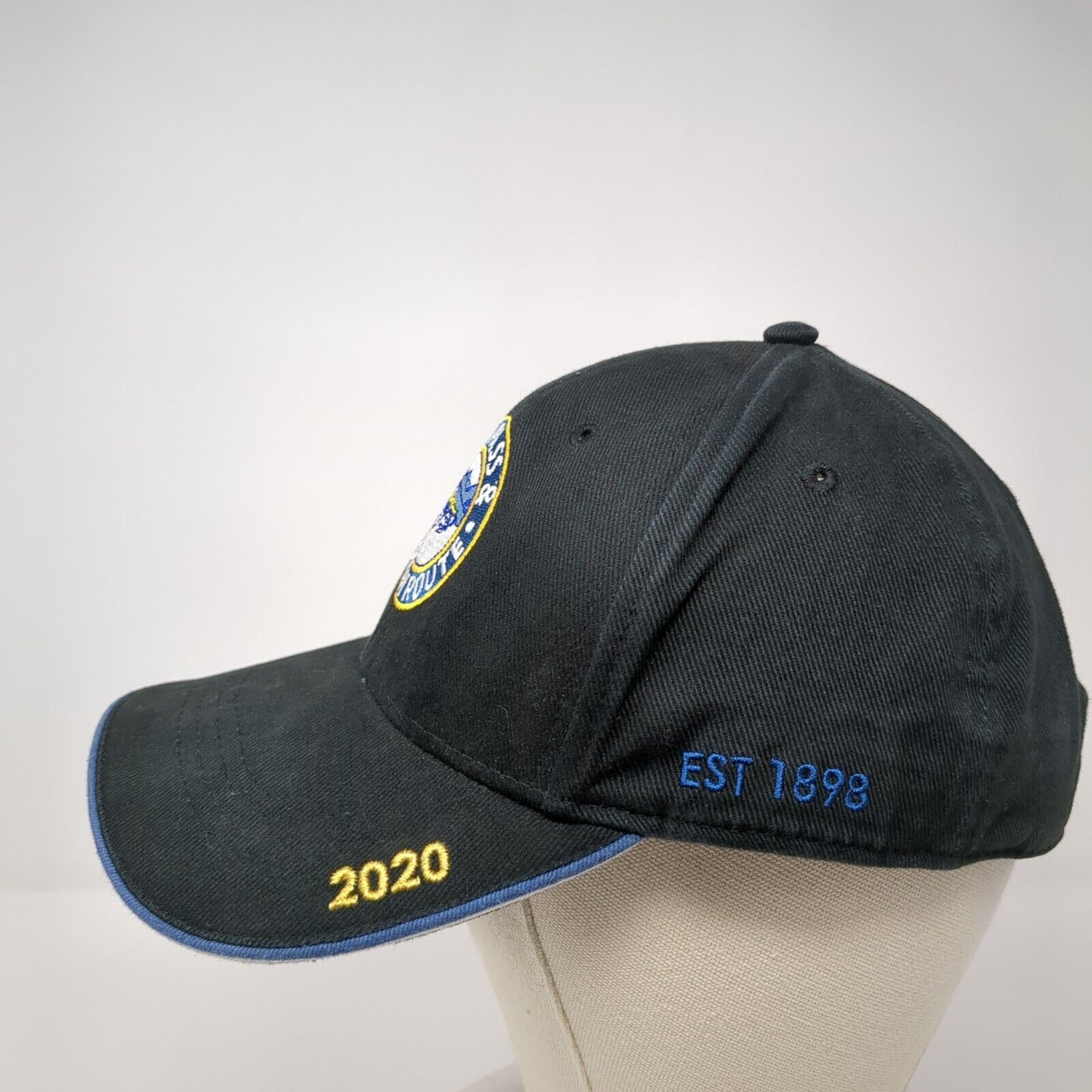 White Pass & Yukon Route 2020 Strapback Hat Black One Size Skagway Alaska