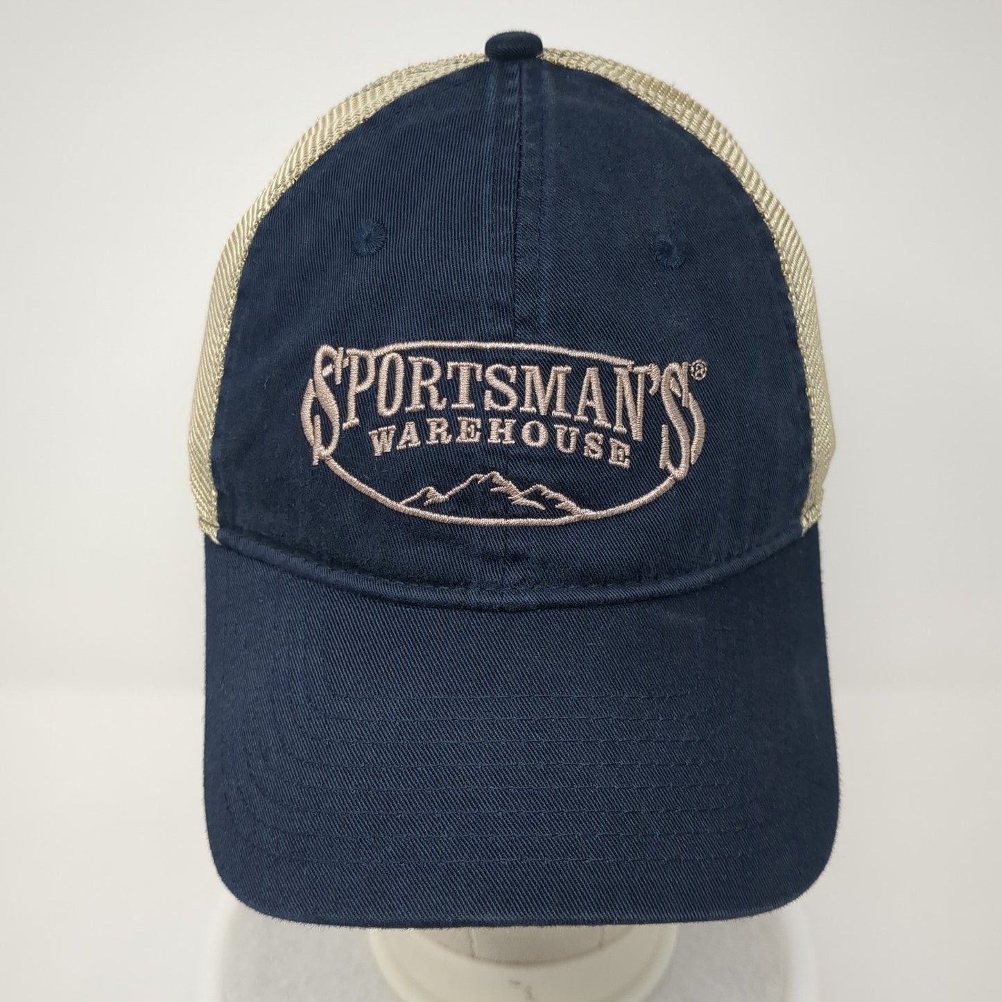 Sportsman's Warehouse Snapback Trucker Hat Blue One Size Mesh Back Outdoor Cap