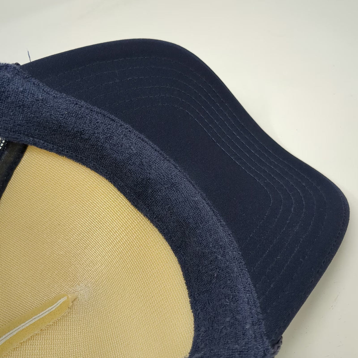 OTTO Trucker Hat Blue White One Size Block Island BIBH Mesh Snapback Foam Brim