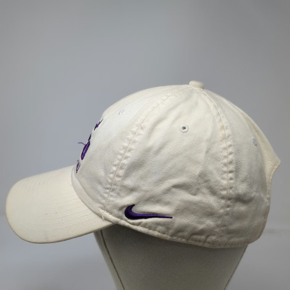 Nike Grand Canyon Antelopes GCU Volleyball NCAA Beige Purple Hat One Size H86