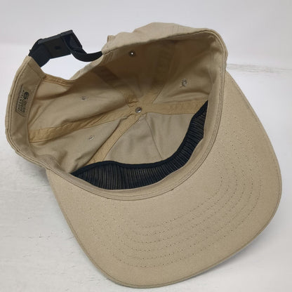 Mountain Hardwear 5 Panel Beige OSFM Strapback Embroidered Logo Nut Graphic hat