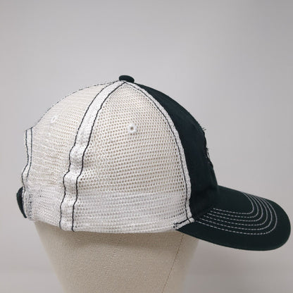 Scout & Cellar Strapback Trucker Hat Black One Size Mesh Back District