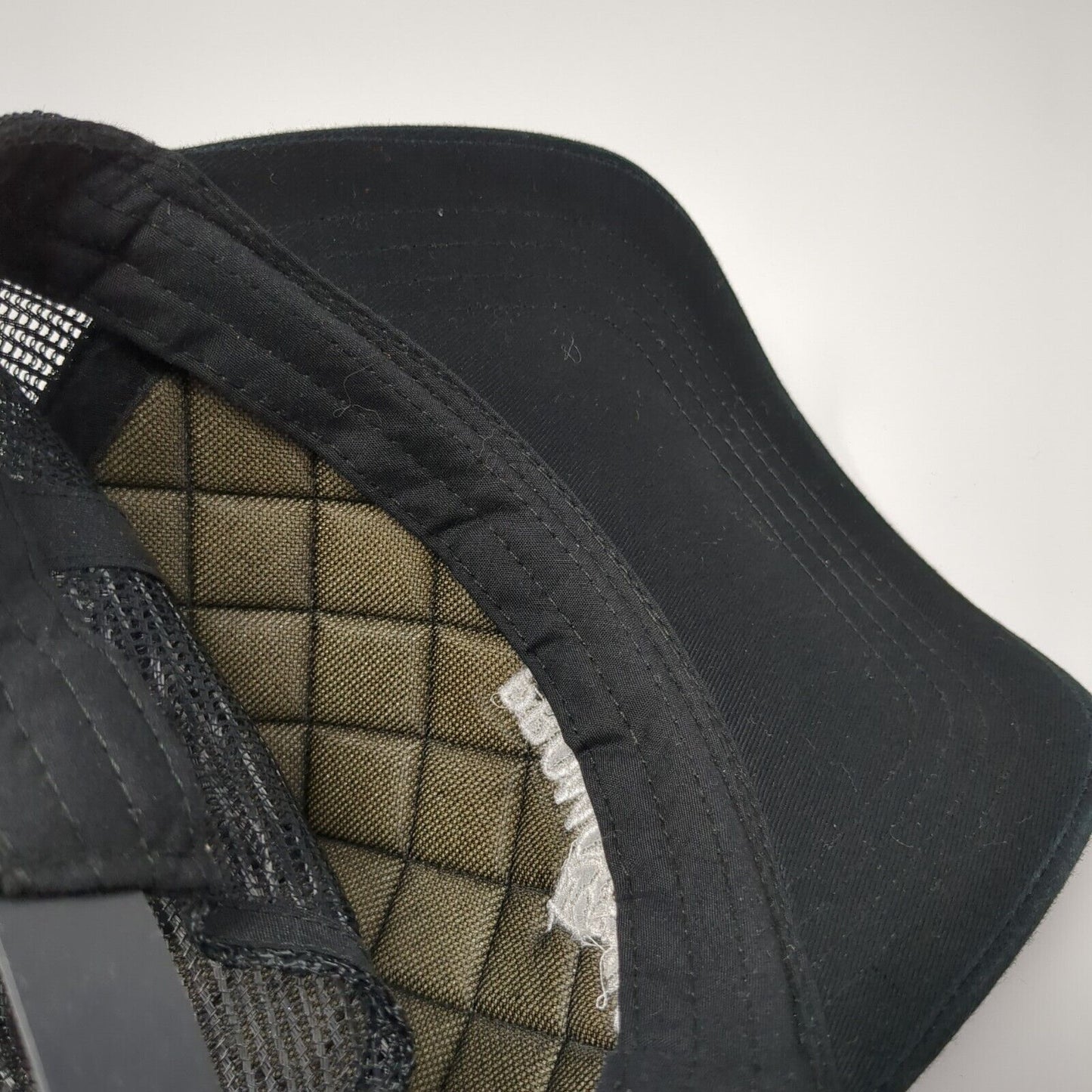 Promo Shop Snapback Trucker Hat Black One Size Mesh Back Quilted HG