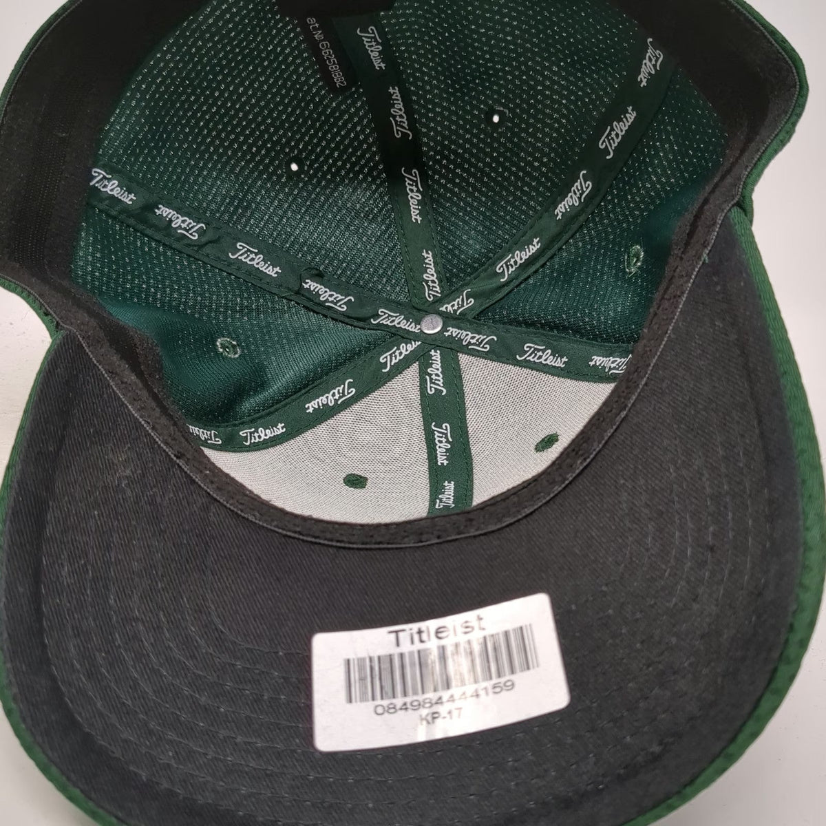 Titleist New Era Baseball Cap Green L Pro V1 FootJoy FJ Stretch Fit Hat