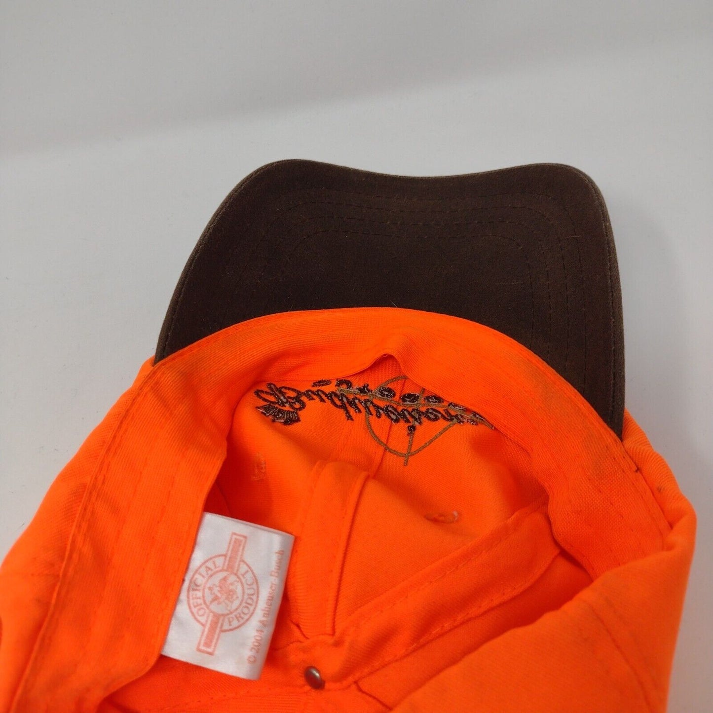 Budweiser Outdoors Slideback Hat Multicolor OSFA Adjustable Embroidered 6 Panel