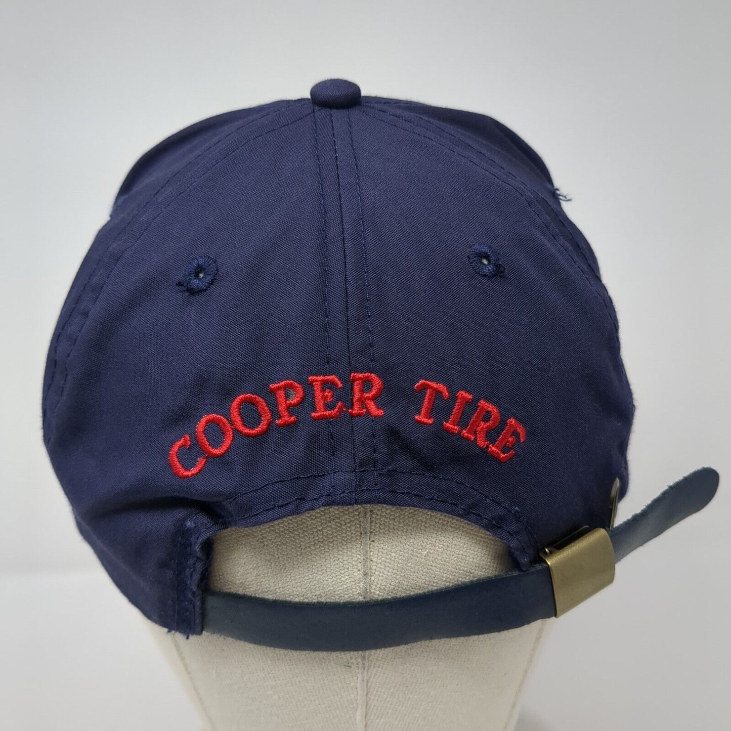 Tire-Rama Cooper Tire Slideback Hat Blue One Size Adjustable Embroidered Rope