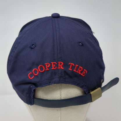 Tire-Rama Cooper Tire Slideback Hat Blue One Size Adjustable Embroidered Rope