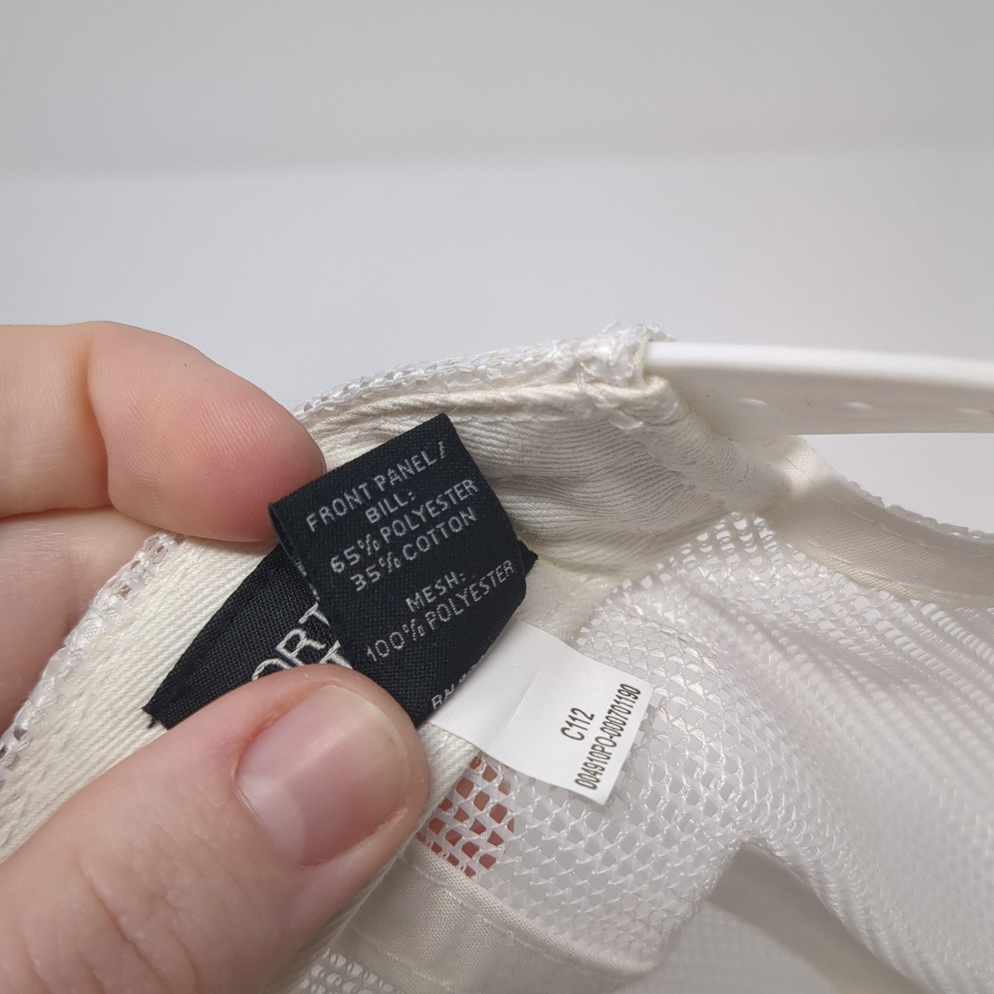 FullThrottle Trucker Hat Gray One Size Adjustable Mesh Back Port Authority