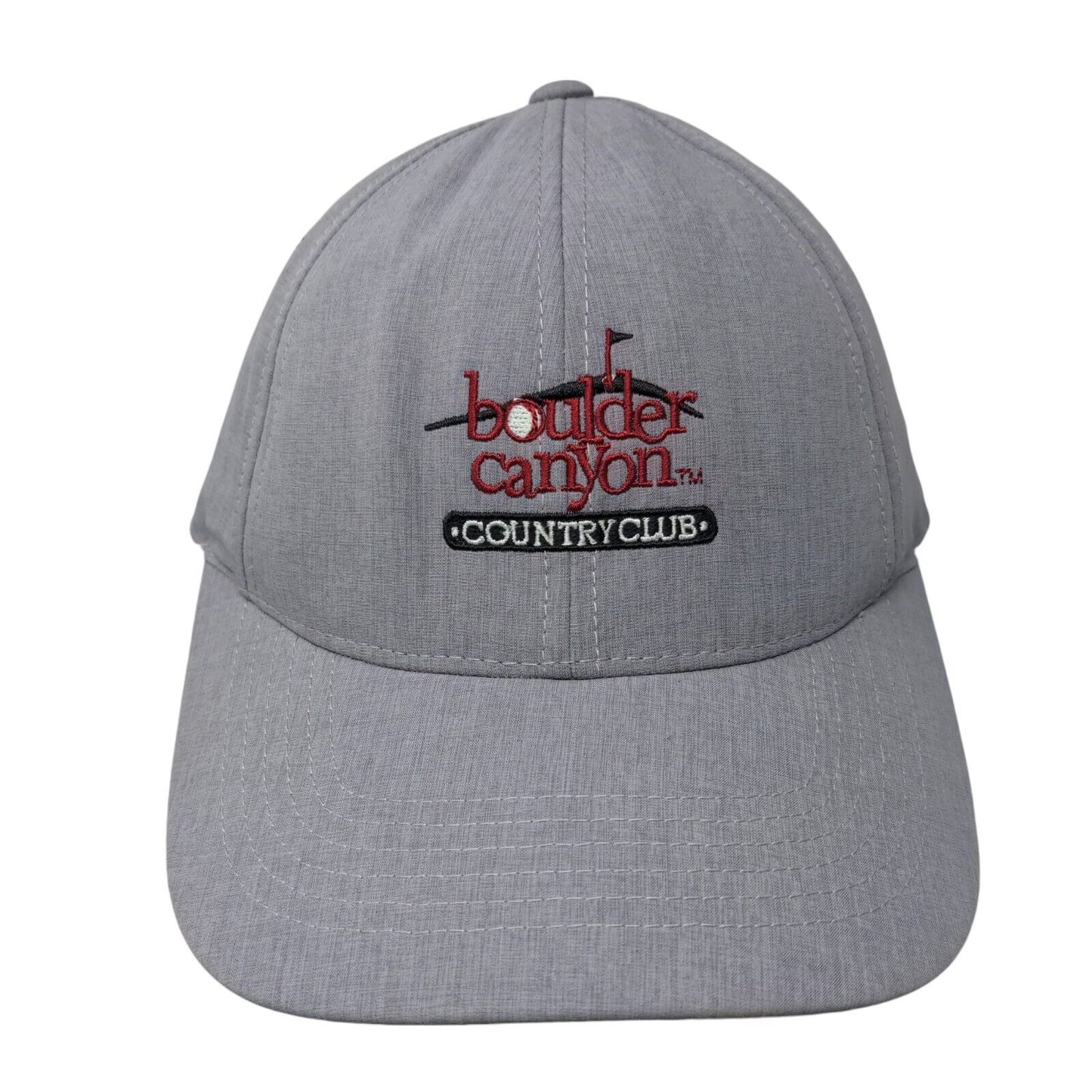 Boulder Canyon Country Club Strapback Hat Gray OSFM Embroidered Imperial
