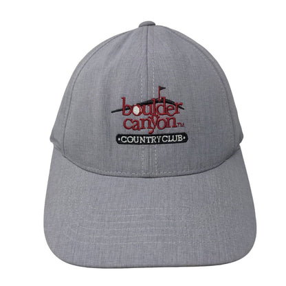 Boulder Canyon Country Club Strapback Hat Gray OSFM Embroidered Imperial