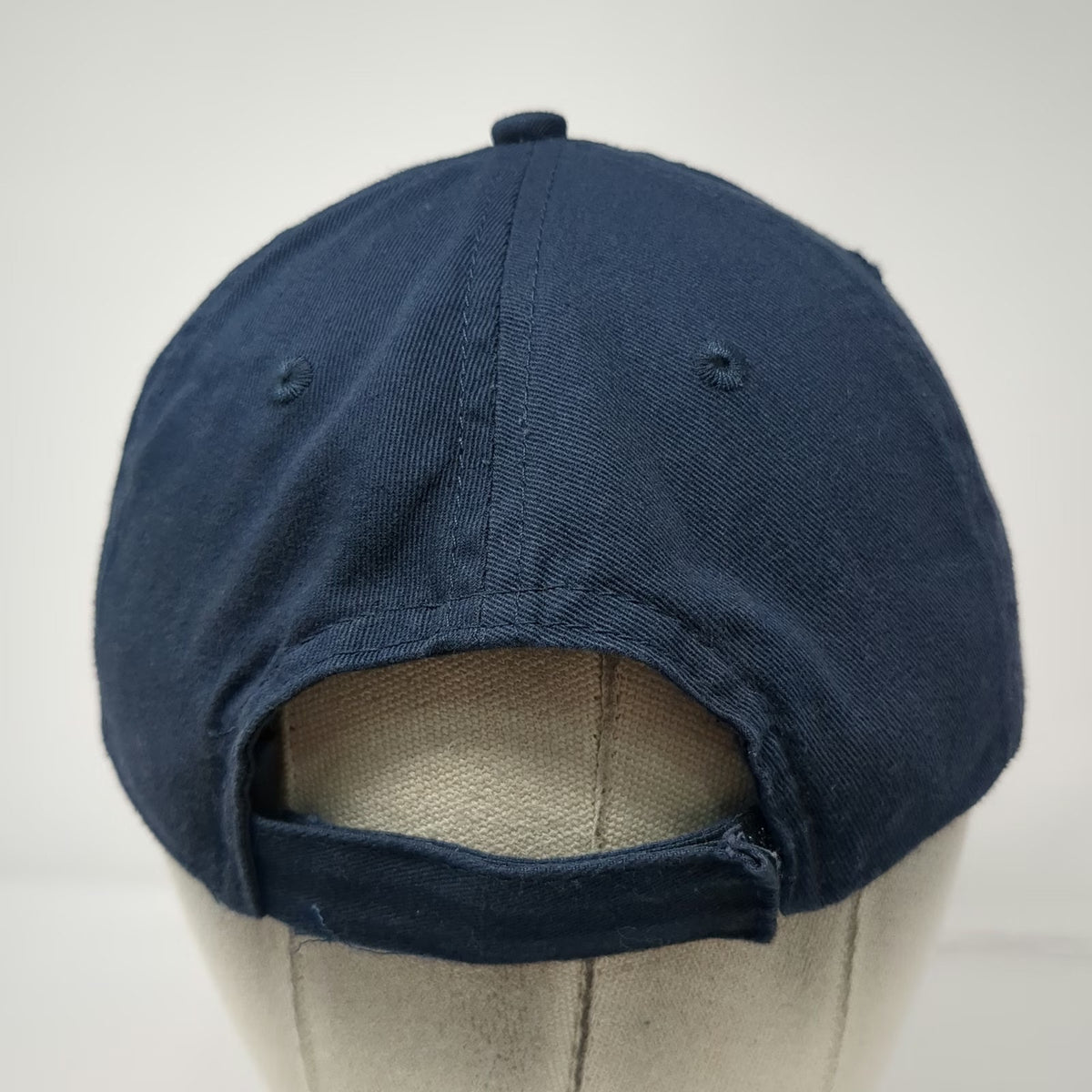 Port & Company Baseball Cap Blue One Size One Stone Logo Strapback Cotton Hat
