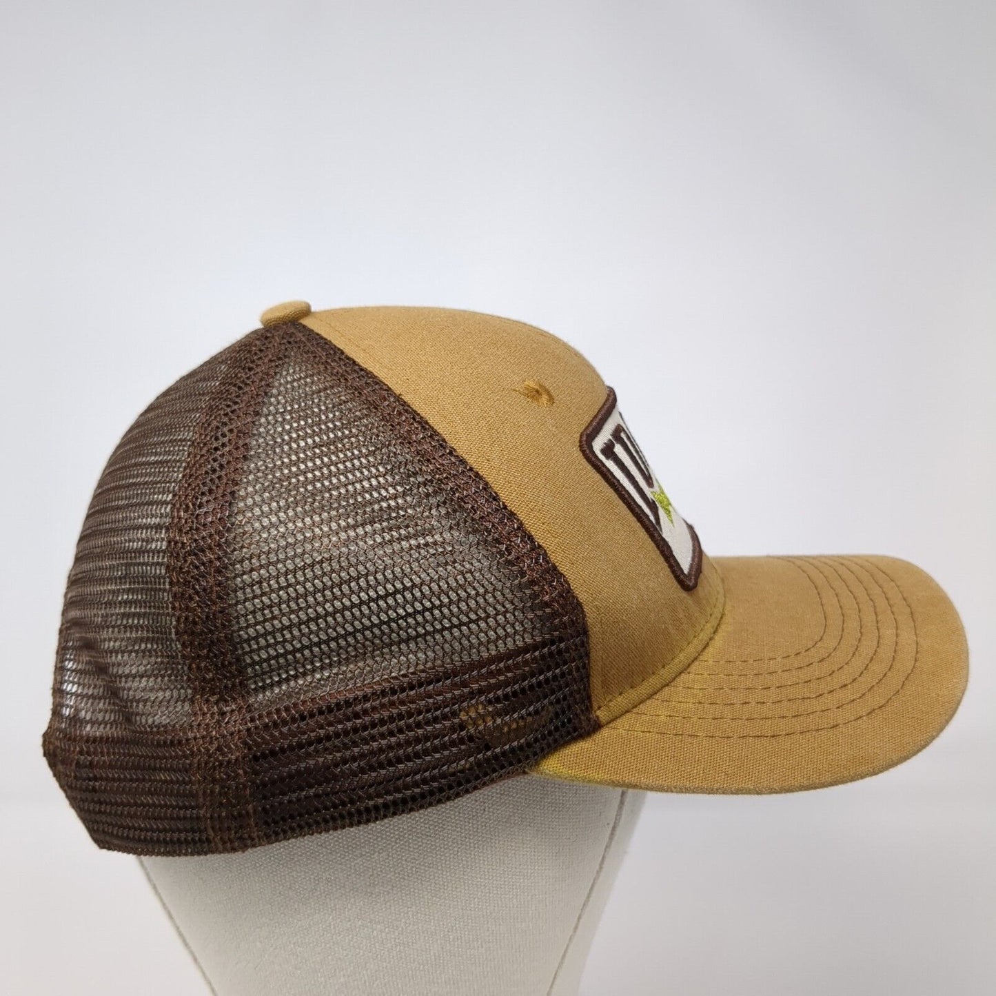 Idaho Snapback Trucker Hat Brown OS Adjustable Mesh Back Arcadian Outfitters