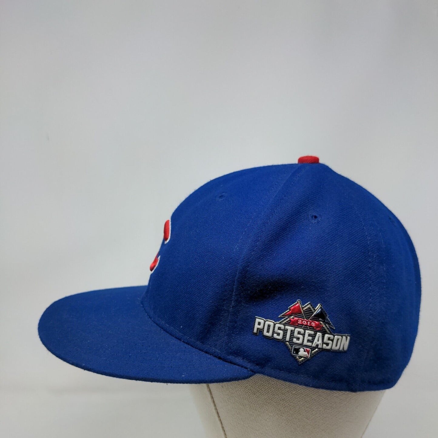Chicago Cubs Fitted Hat Blue 7 3/8 Embroidered Neww Era 59 Fifty MLB Made USA