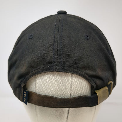 Roark Baseball Cap Black One Size Fear The Sea Skull Patch Slideback Cotton Hat