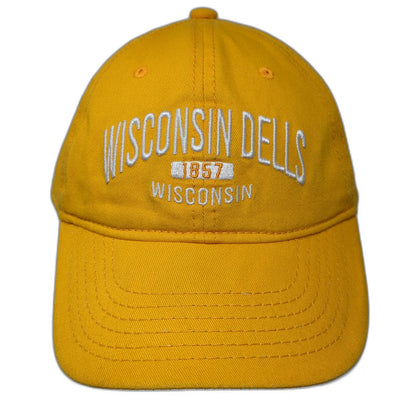 Strand Headwear Baseball Cap Yellow One Size Strapback Wisconsin Dells Hat