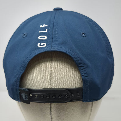 Adidas 5 Panel Blue One Size Hat Blackwolf Run Golf Rope Snapback Performance