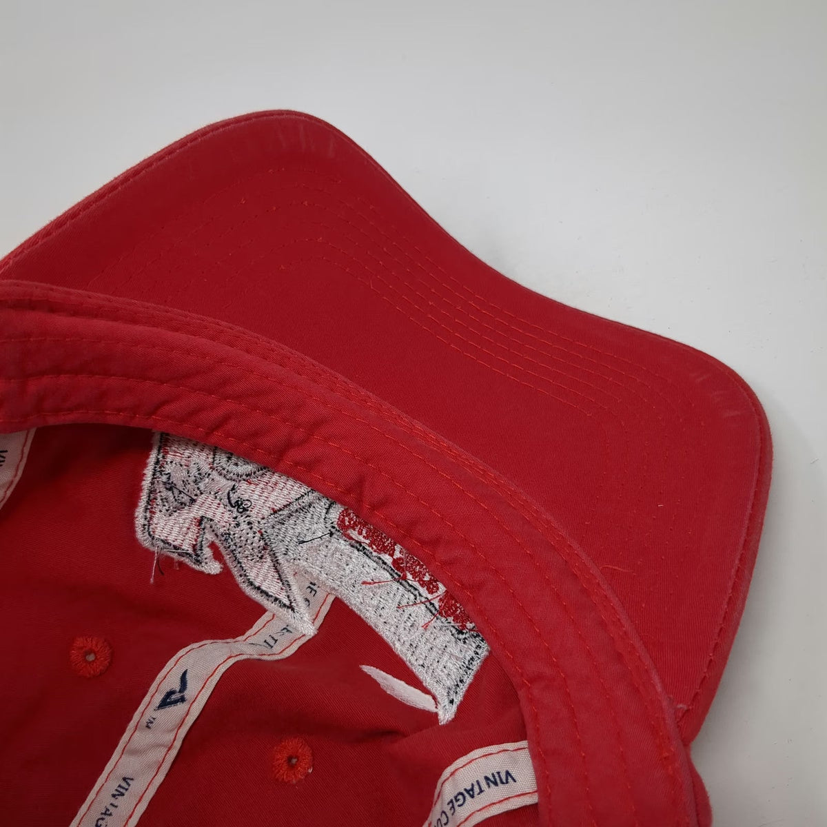 Pacific Headwear Baseball Cap Red One Size Slideback Keystone Embroidered Hat