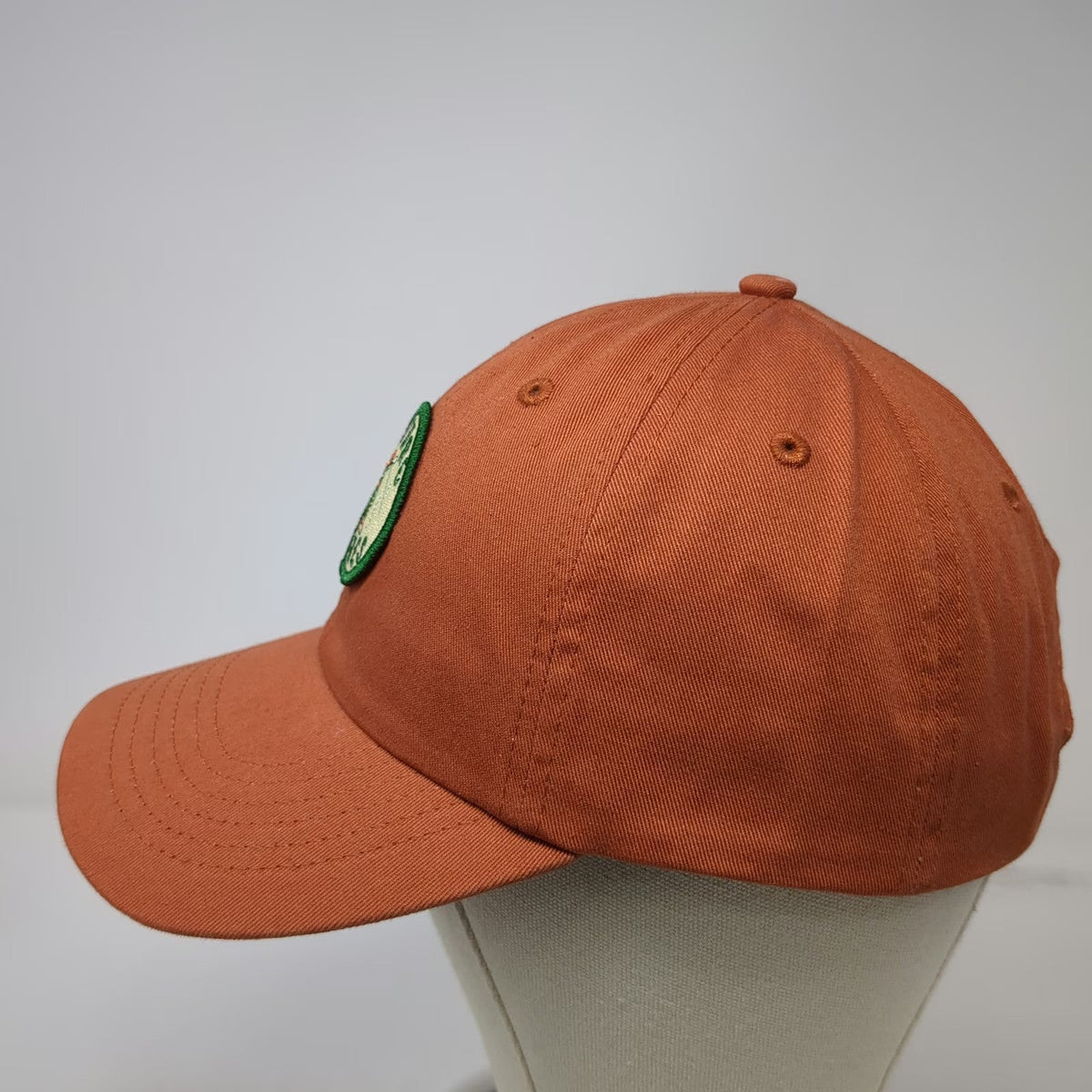 Baseball Cap Orange One Size Nature Babes Hiker Patch Slideback Cotton Hat