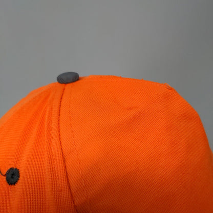 Vic Bay Headwear Strapback Hat Orange One Size Adjustable Solid