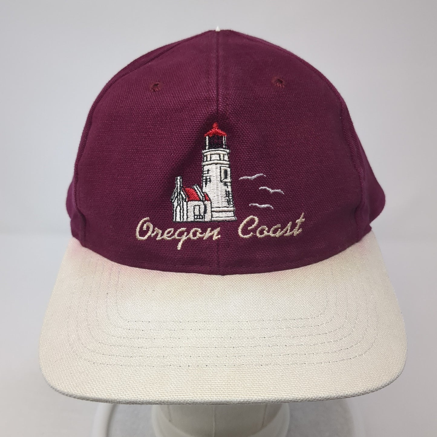 Oregon Coast Slideback Hat Red One Size Adjustable Colorblock Richardson