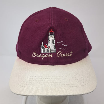 Oregon Coast Slideback Hat Red One Size Adjustable Colorblock Richardson