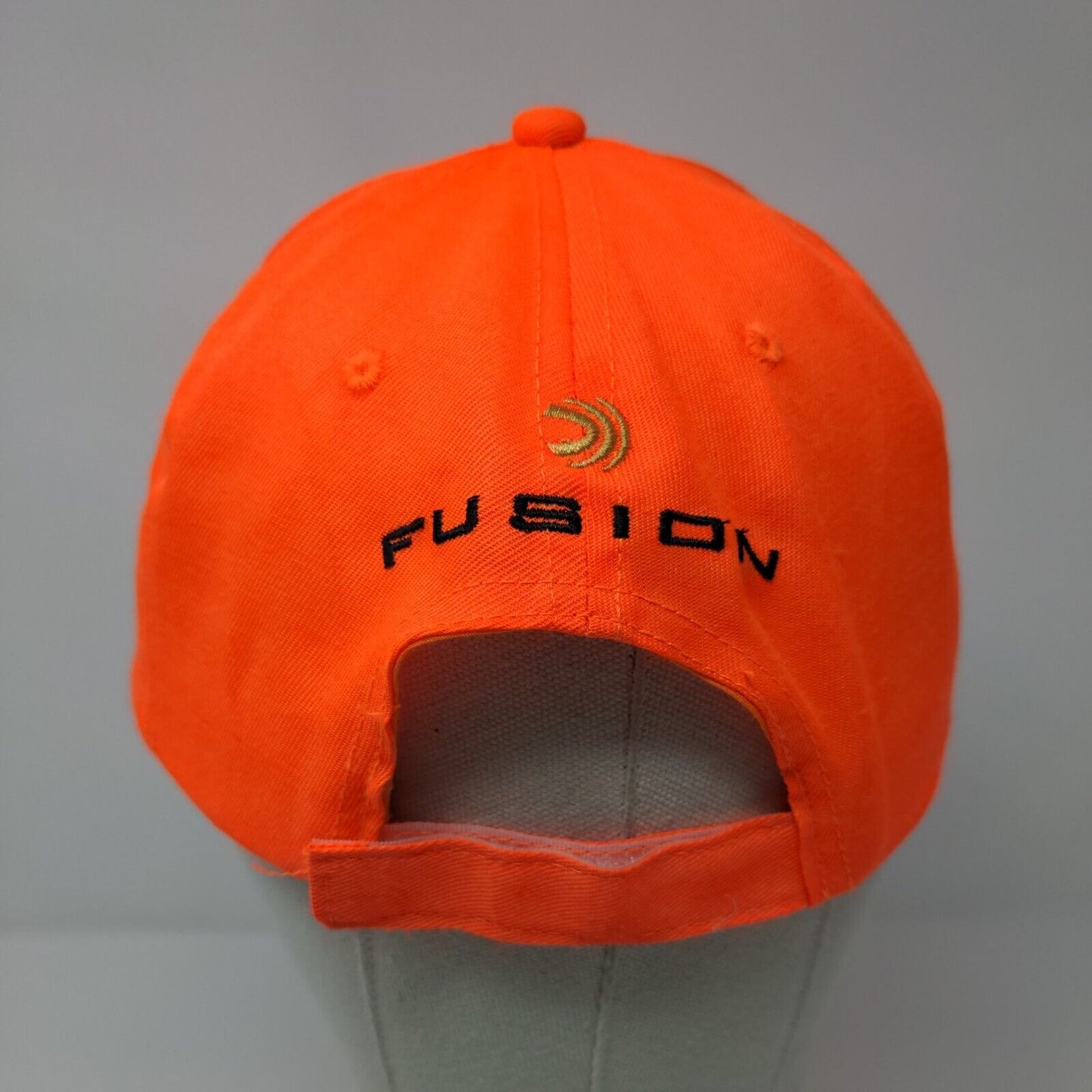 C-A-L Ranch Stores Strapback Hat Orange One Size Embroidered Fusion