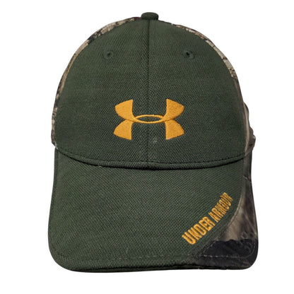 Under Armour Fitted Hat Camouflage L/XL Embroidered Hunting Outdoor