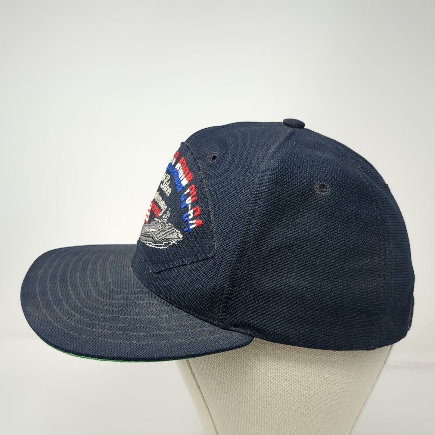 New Era Snapback Blue M Hat US Navy USS Constellation CV-64 25th Anniversary
