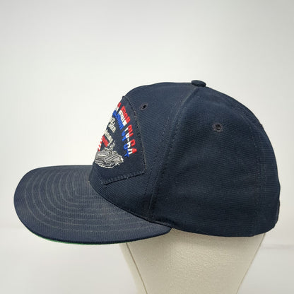 New Era Snapback Blue M Hat US Navy USS Constellation CV-64 25th Anniversary