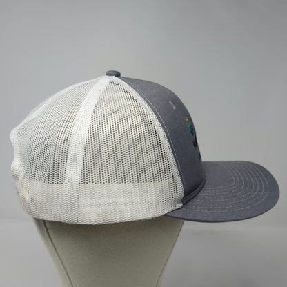 Port Authority Trucker Hat Gray One Size Mesh Snapback Mercy Hospital Logo Hat