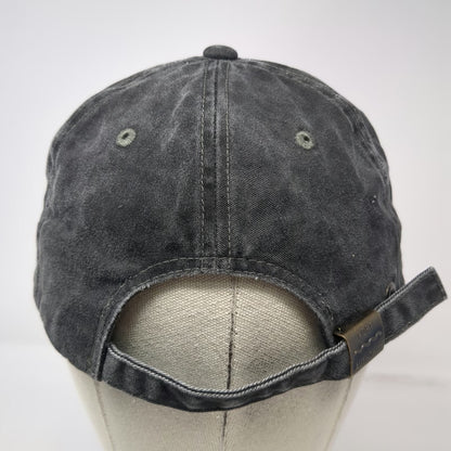 Port Authority Baseball Cap Gray OSFM College of Idaho Ski Team Slideback Hat