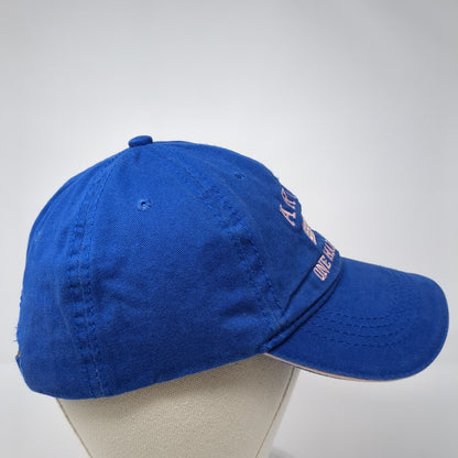 Aruba One Happy Island Est. 1499 Dushi Slideback Hat Blue OS Adjustable Cotton