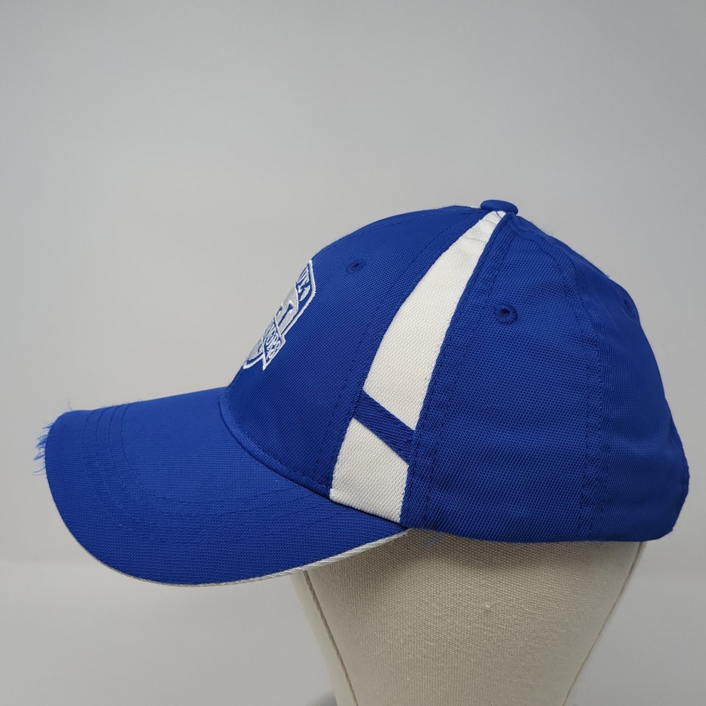 Blue Warriors Fitted Trucker Hat Blue One Size Embroidered Mesh Back New Era