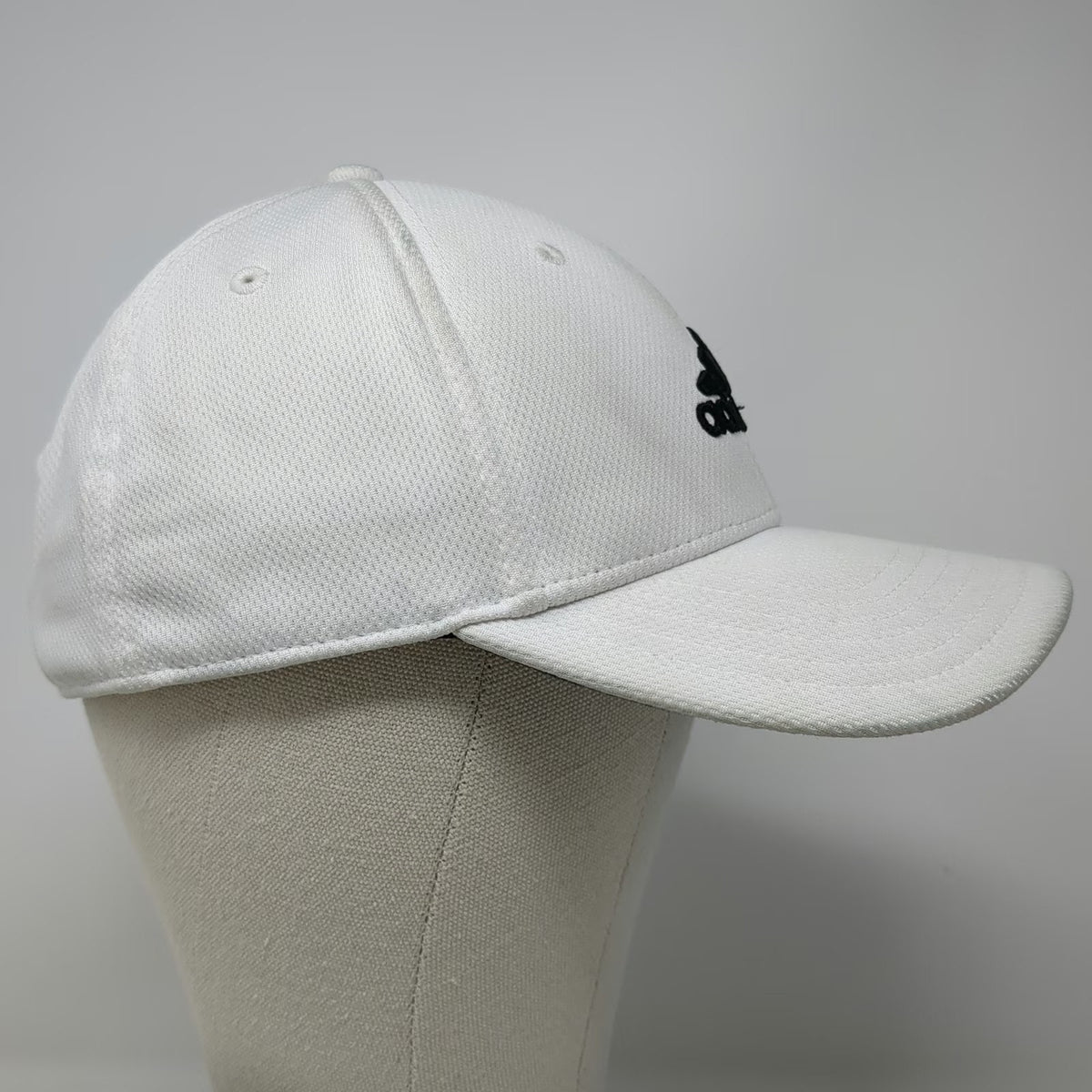 Adidas Baseball Cap White One Size Strapback Hat Climacool Performance Sport