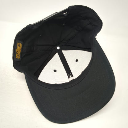 Yupoong Snapback Black One Size Hat ZeroAvia Aviation Logo Structured Travel Cap