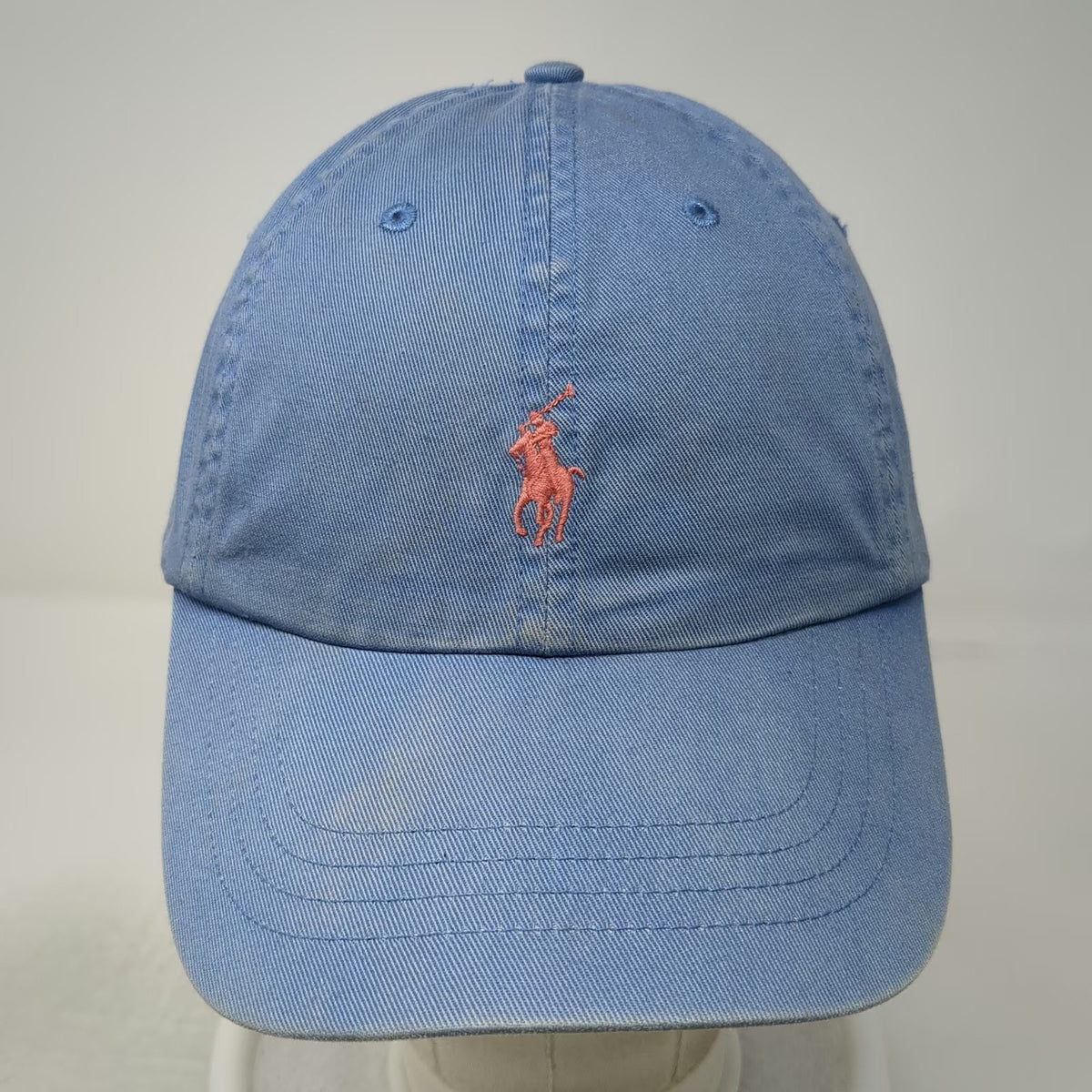 Polo Ralph Lauren Baseball Cap Blue One Size Orange Embroidered Polo Hat
