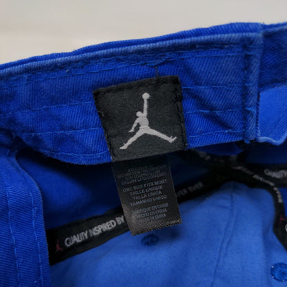 Air Jordan Jumpman Slideback Hat Blue OSFM Adjustable Embroidered Logo Cotton