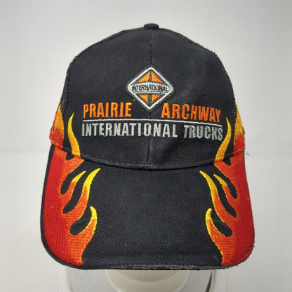 Prairie Archway International Trucks Snapback Trucker Hat Black OS Adjustable