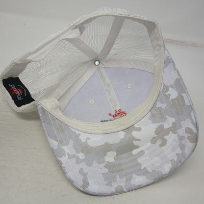 Pendleton Whisky Trucker Hat Gray Camo OSFM Mesh Back Snapback Bucking Bronco