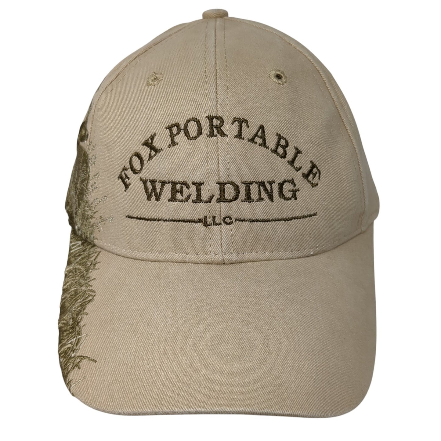 Fox Portable Welding Strapback Baseball Cap Brown One Size Adjustable Dri-Duck