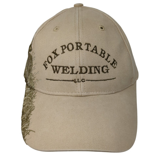 Fox Portable Welding Strapback Baseball Cap Brown One Size Adjustable Dri-Duck
