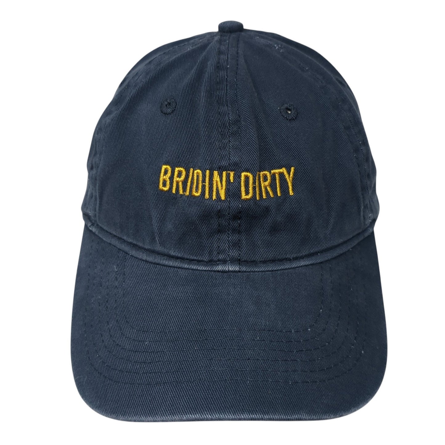Bridin' Dirty Slideback Hat Blue One Size Adjustable Port & Company