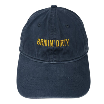 Bridin' Dirty Slideback Hat Blue One Size Adjustable Port & Company