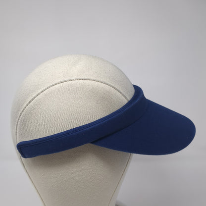 Dorfman Pacific Co Dpc Clip On Visor Hat Blue One Size Solid Blank