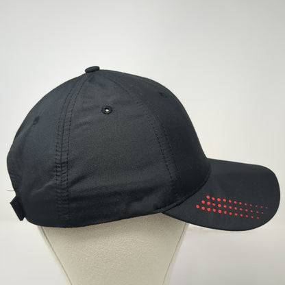 Quake City Caps Baseball Cap Black Red One Size Coca-Cola Moisture Wicking Hat