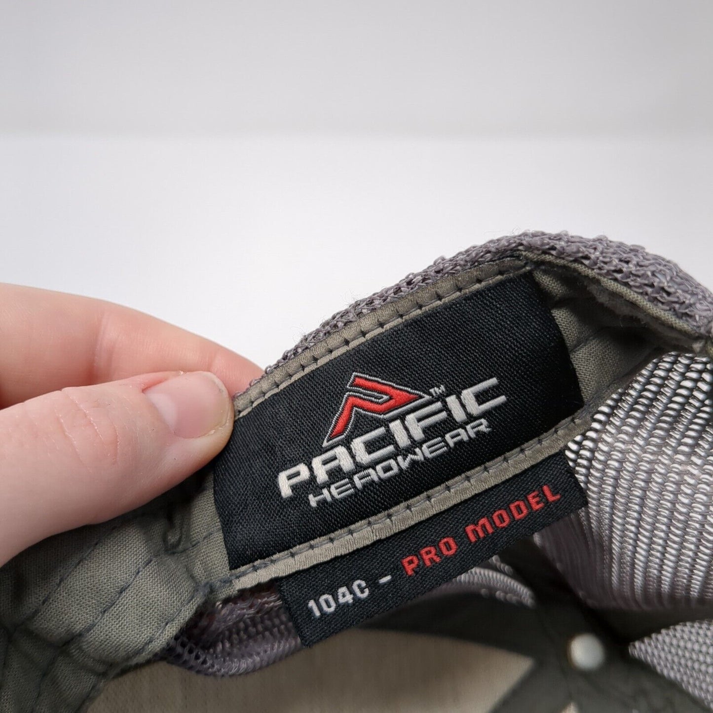 ESI Snapback Trucker Hat Black OS Adjustable Embroidered Mesh Pacific Headwear