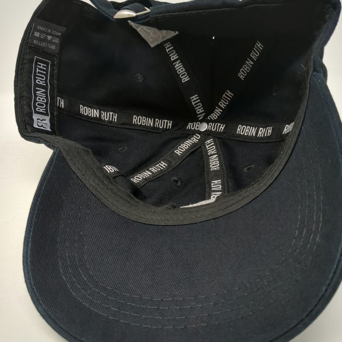 Robin Ruth Punta Cana Baseball Cap Black One Size Adjustable Cotton Souvenir Hat