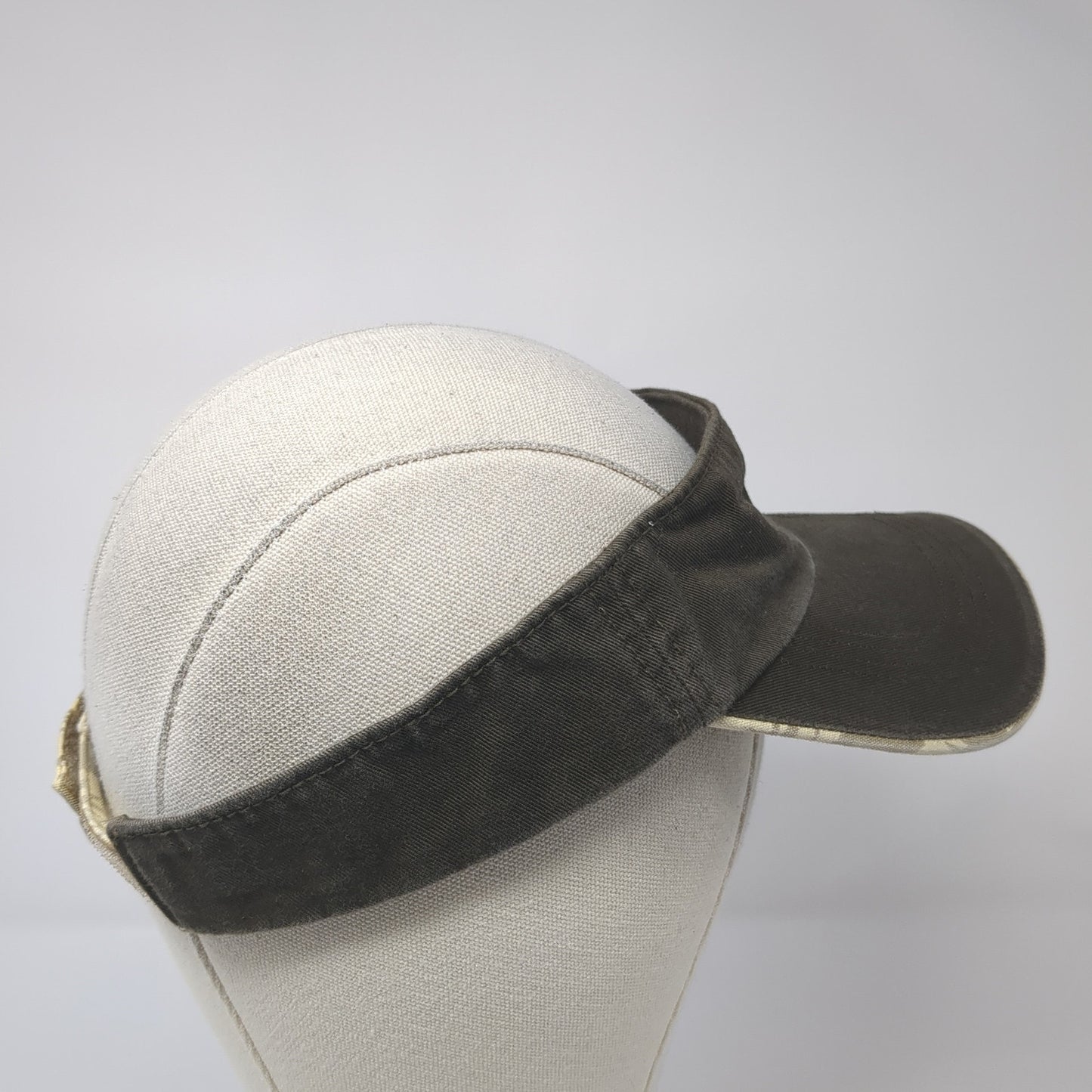 Budweiser Sun Visor Hat Brown One Size Adjustable Strap Lightweight Embroidered